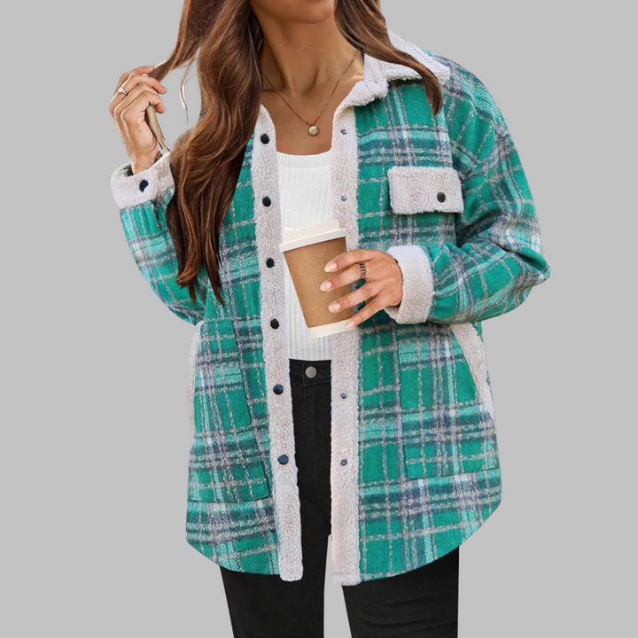 ZENY™ - Classic Long Sleeve Button Down Jacket