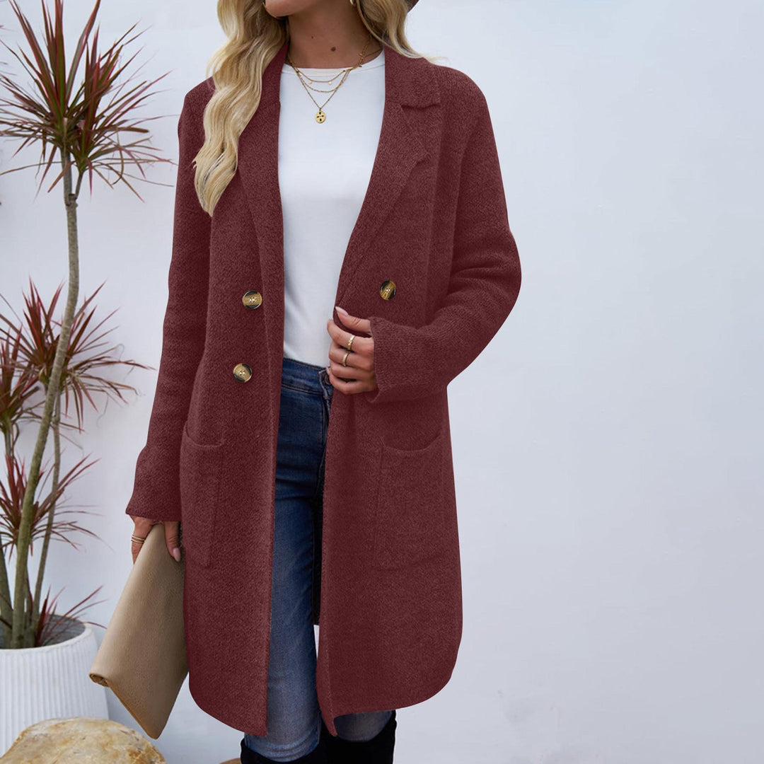 ZAHEKA™ - Casual Long Sleeve Mid Length Coat