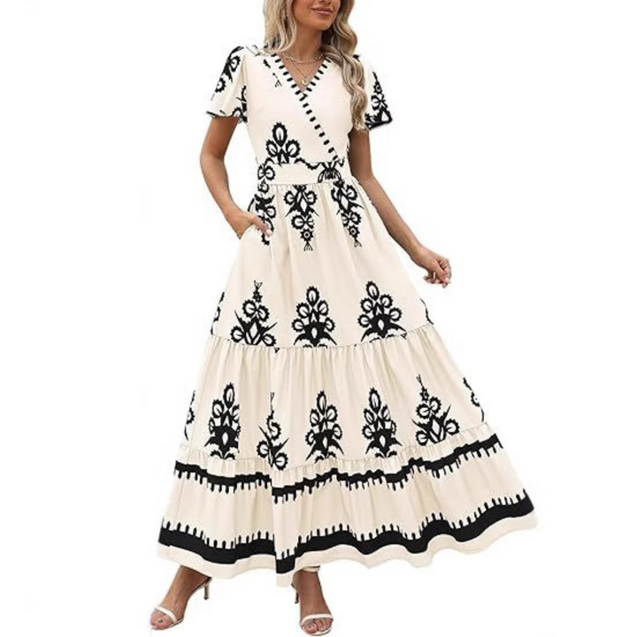 HELLENORE™ - Casual Chic Floral Maxi Dress