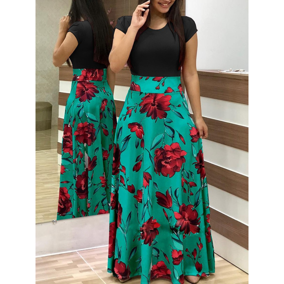 EVALISE™ – Elegant Floral Bodycon Maxi Dress
