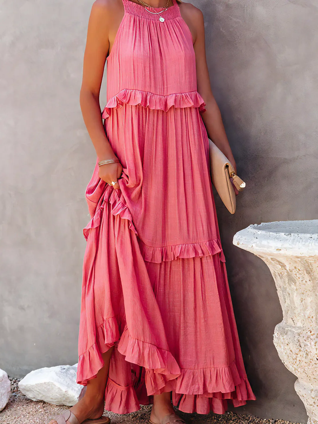 CHERRY™ - Flow & Flutter Maxi Dress