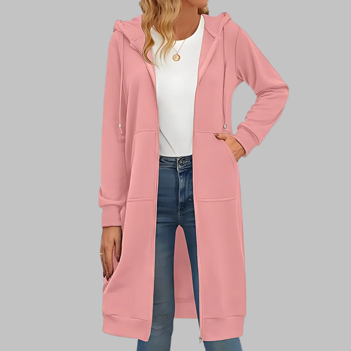 TIOMARA™ - Casual Zip Up Oversized Long Jacket